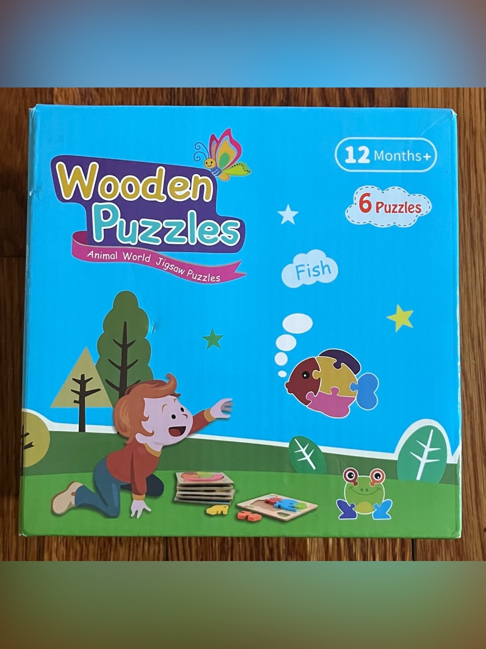 Skyfield Wooden Animal Wooden Jigsaw Puzzles Set of 6 Brand New